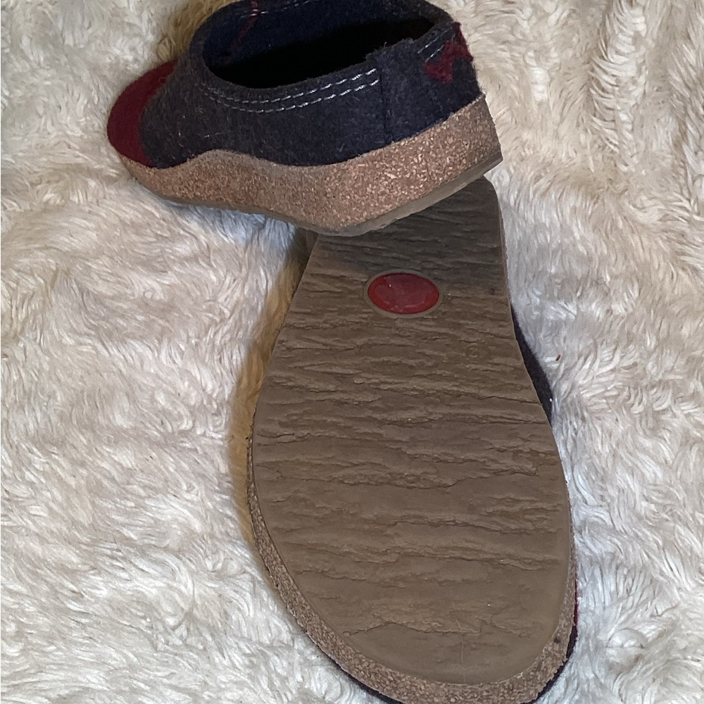 Haflinger pure wool Patchwork Slippers size 11 - image 6